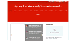 Desktop Screenshot of algerie24.net